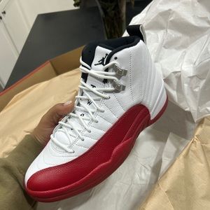 Brand New Air Jordan 12 Red/White/Black